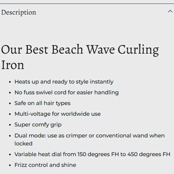 Professional Grade Waver & Curling Iron – 2" Ceramic - 450°F - Picture 5 of 15